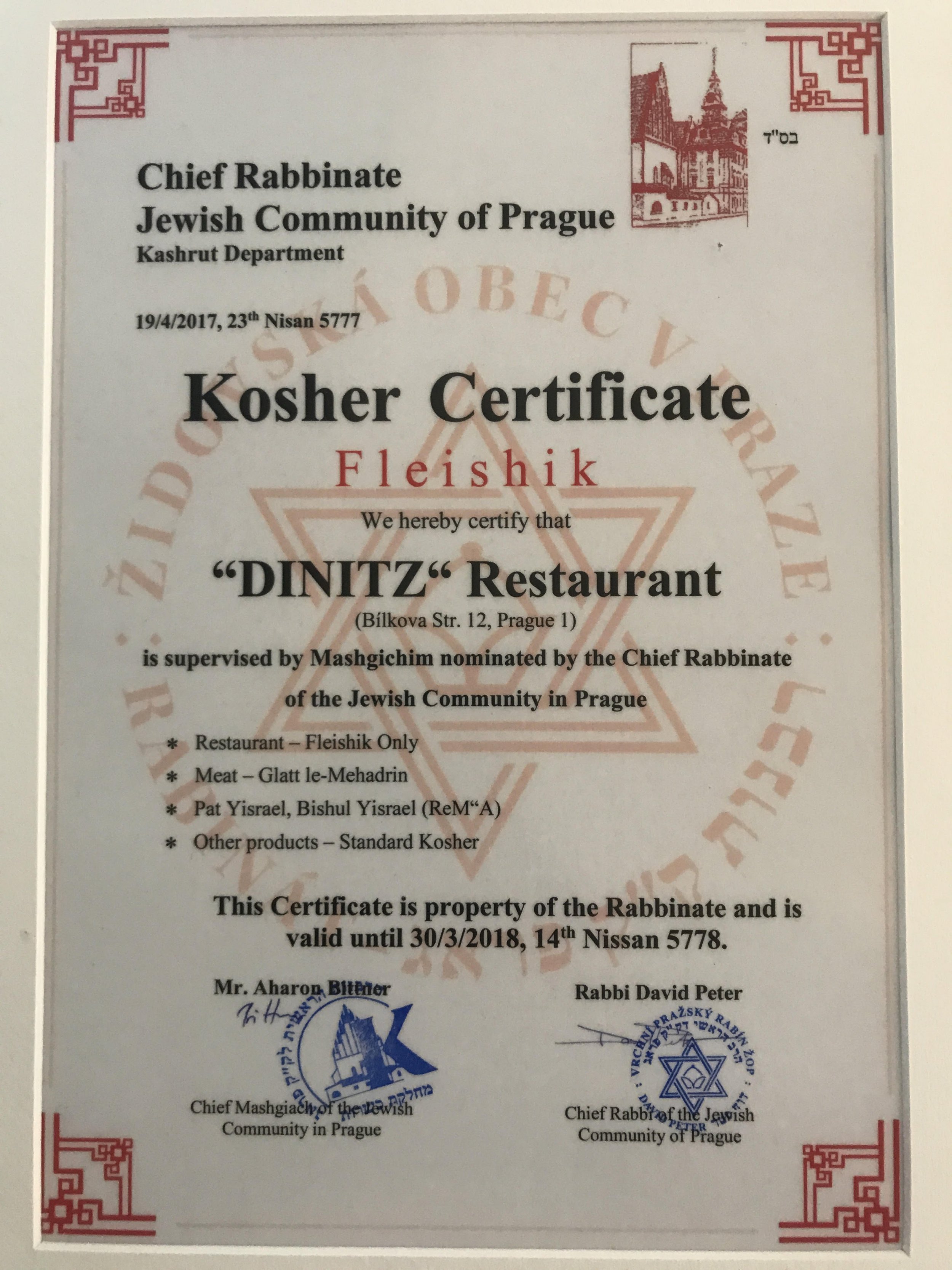 Prague Kosher